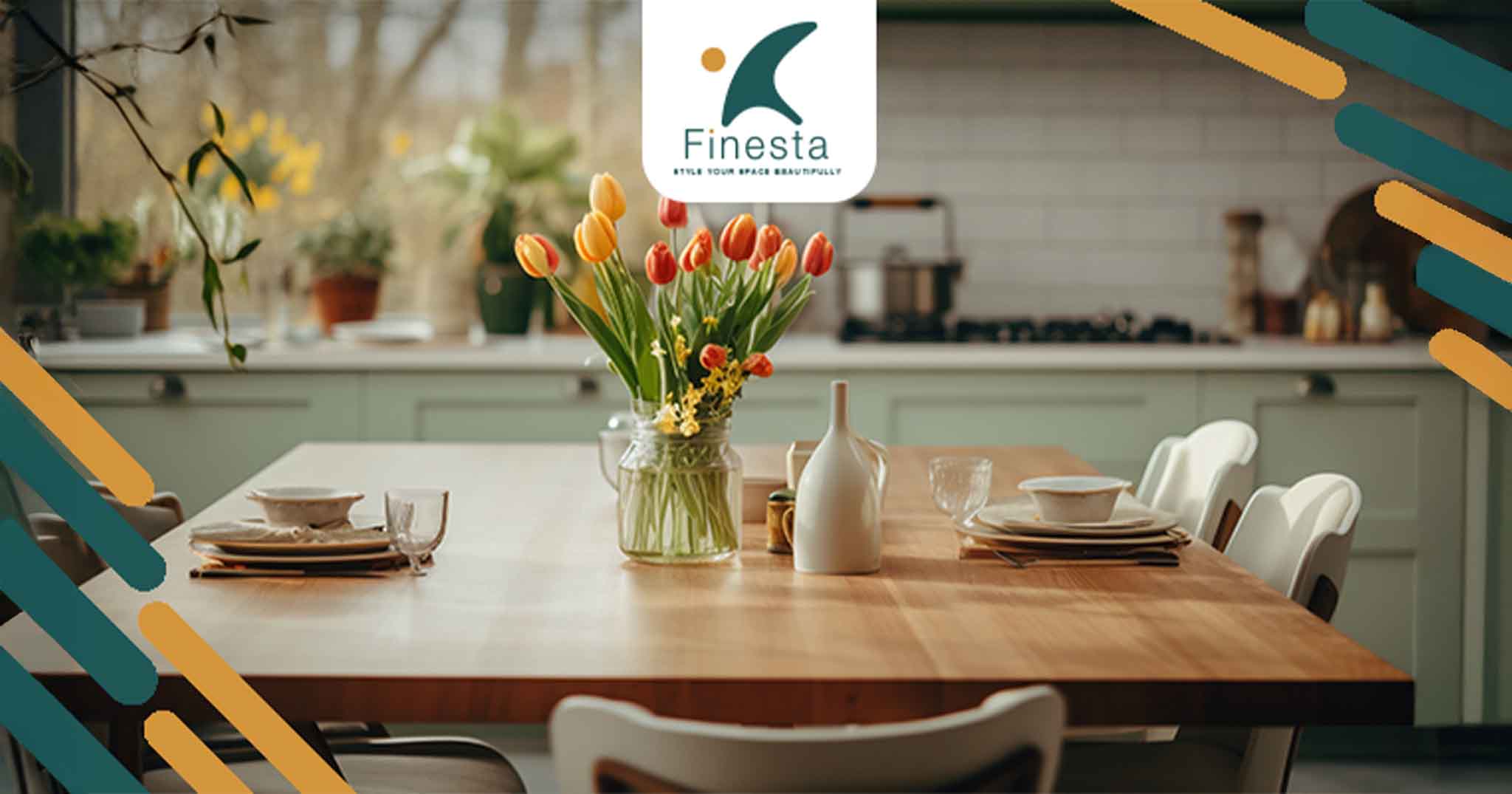 دهانات ترابيزة مطبخ خشب 1