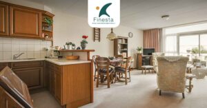  ديكور مطبخ أمريكي مفتوح على الصالة